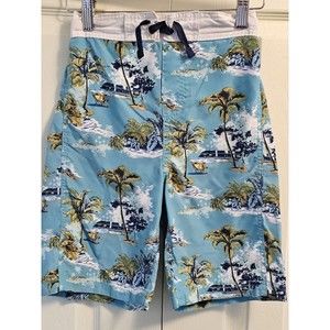 Tommy Bahama Youth Boys Swim Trunks Size Large Swim Suit Palm Trees